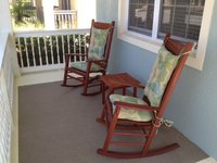 rocking chair cushions in geobella fabric